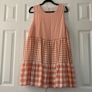 NWOT Aura Gingham Dress